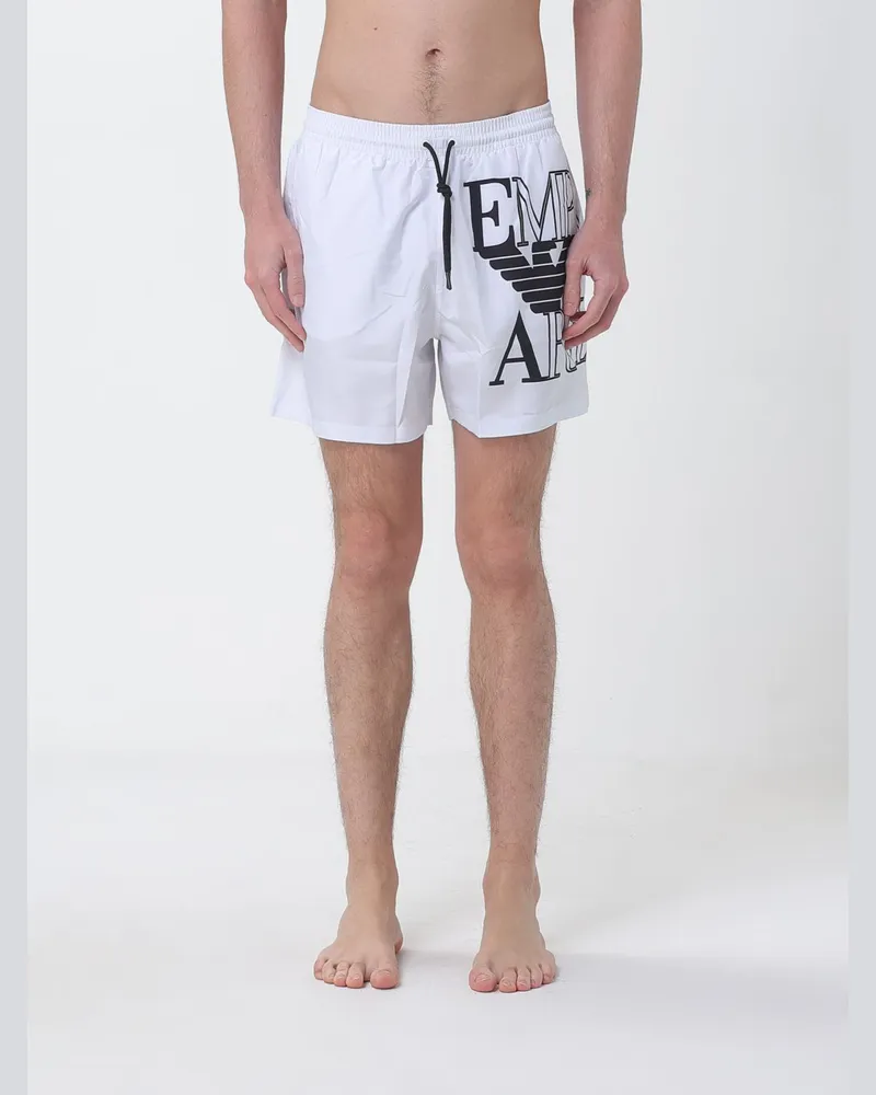Emporio Armani Bademode herren Weiß
