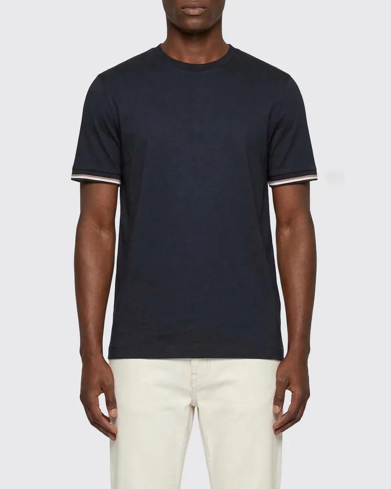 HUGO BOSS T-shirt herren Blau