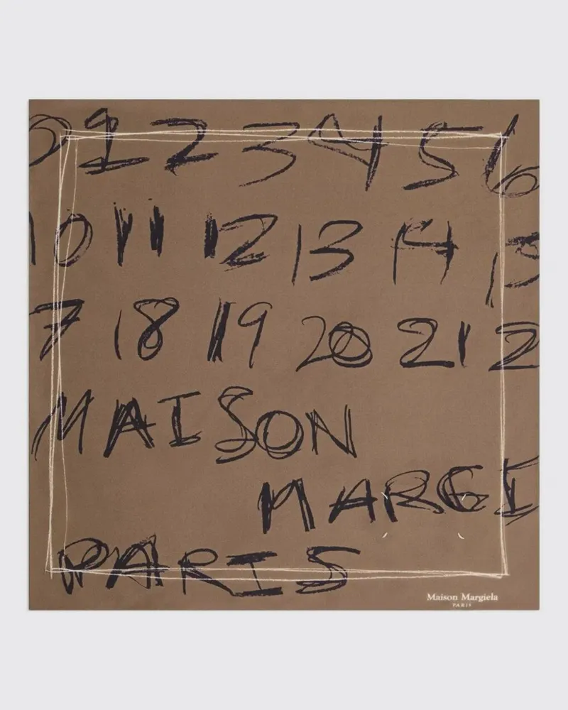 Maison Margiela Schal damen Braun