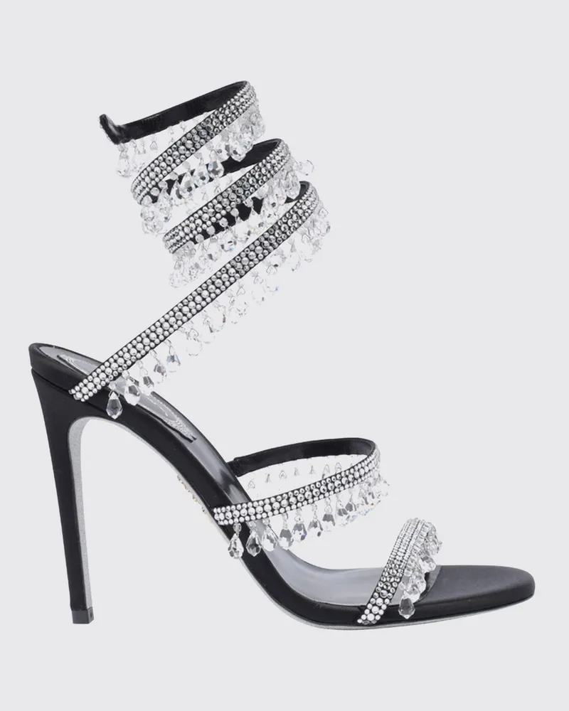 René Caovilla Sandalen mit absatz damen Schwarz