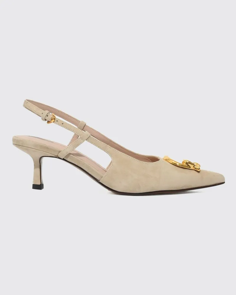 Coccinelle C-Me Wildleder-Slingback Beige