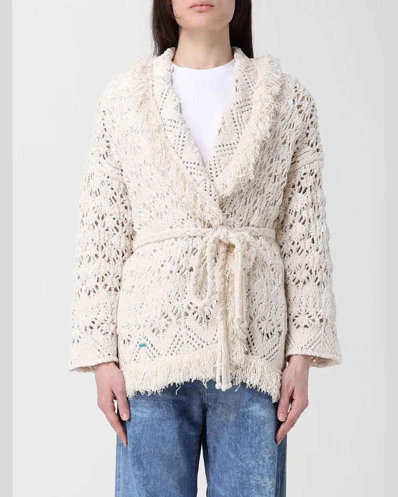 Alanui Strickjacke damen Cream