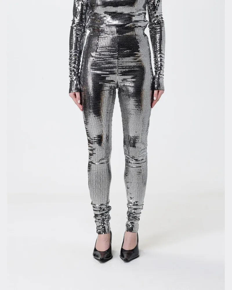 Maison Margiela Hose damen Silber