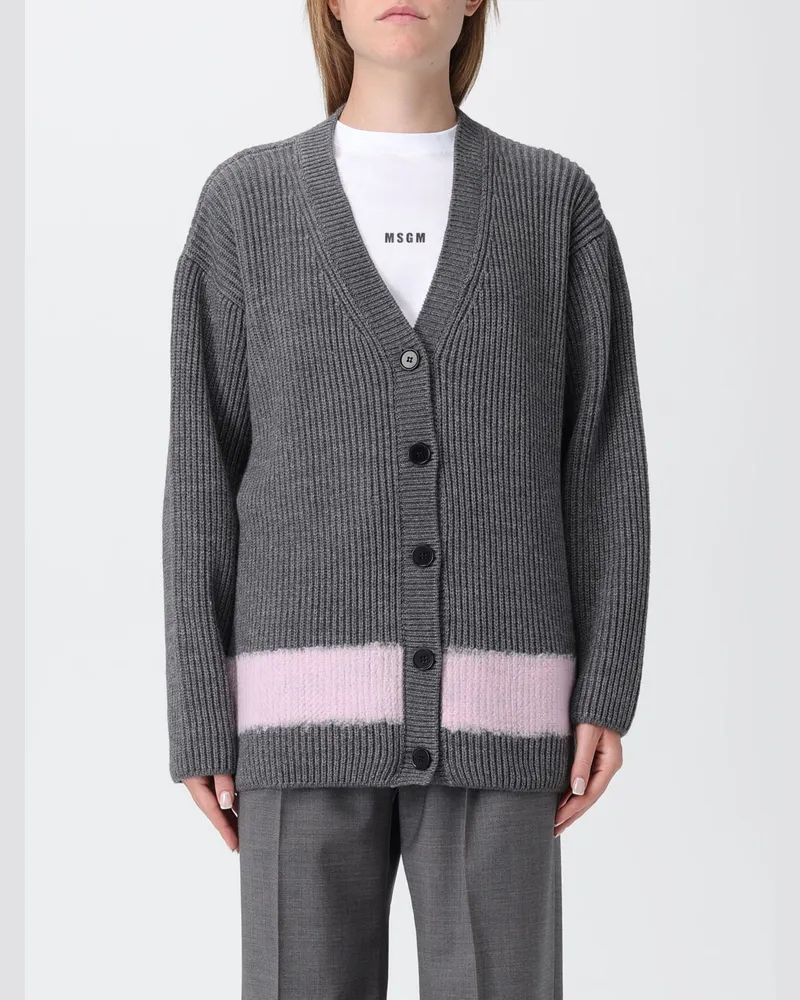 MSGM Strickjacke damen Grau