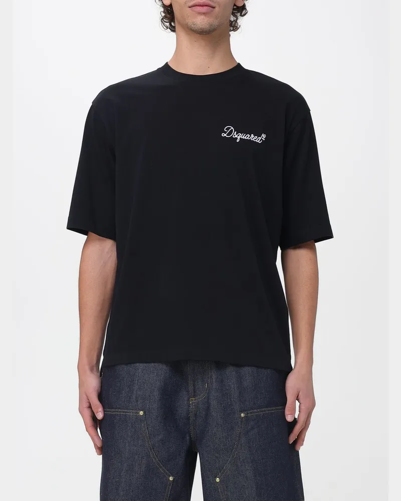 Dsquared2 T-shirt herren Schwarz