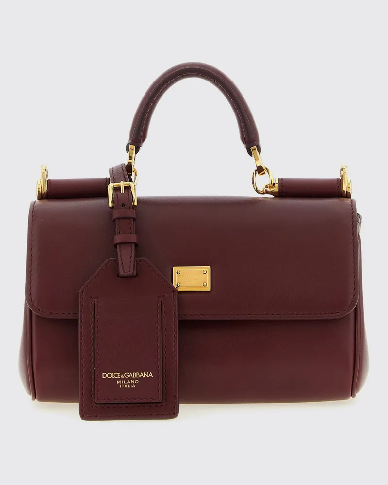 Dolce & Gabbana Handtasche damen Dolce & Gabbana Burgunderrot
