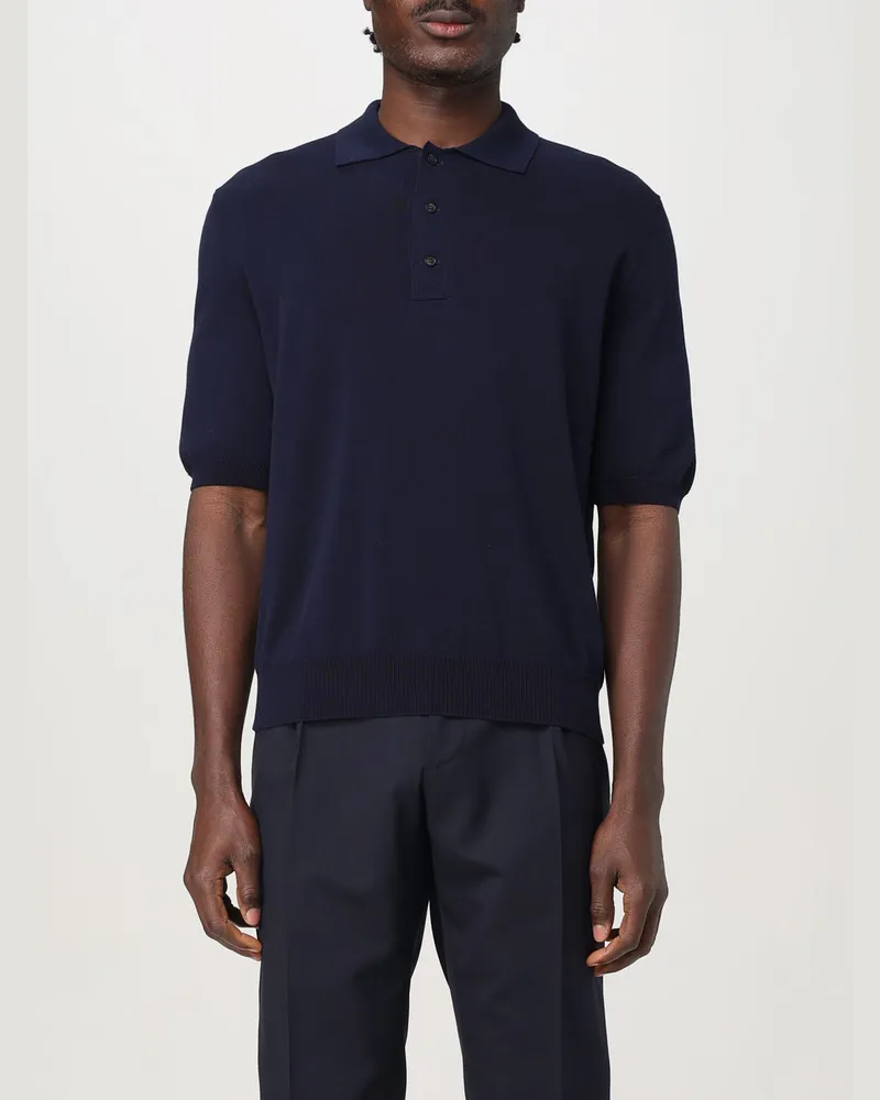 Zanone Polo herren Blau