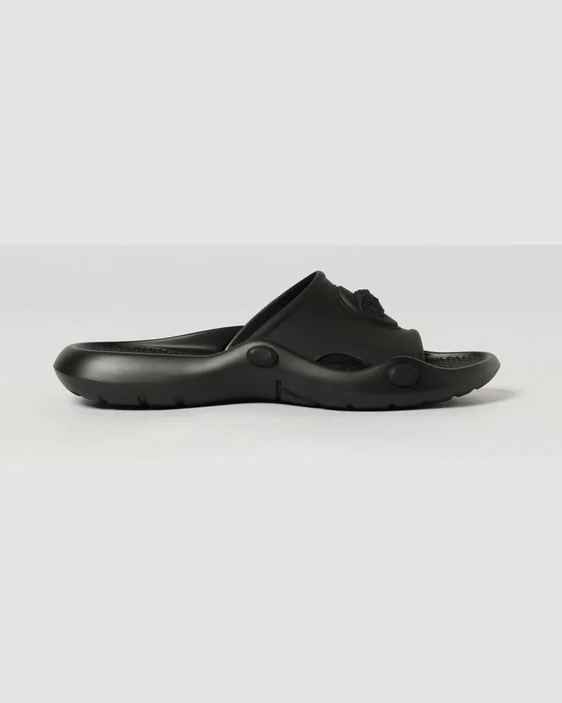 Versace Gummi-Badesandalen mit geprägtem Medusa-Logo Schwarz