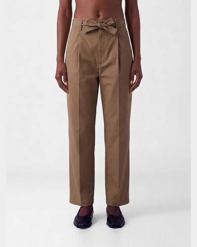 Saint Laurent Hose damen Kaki