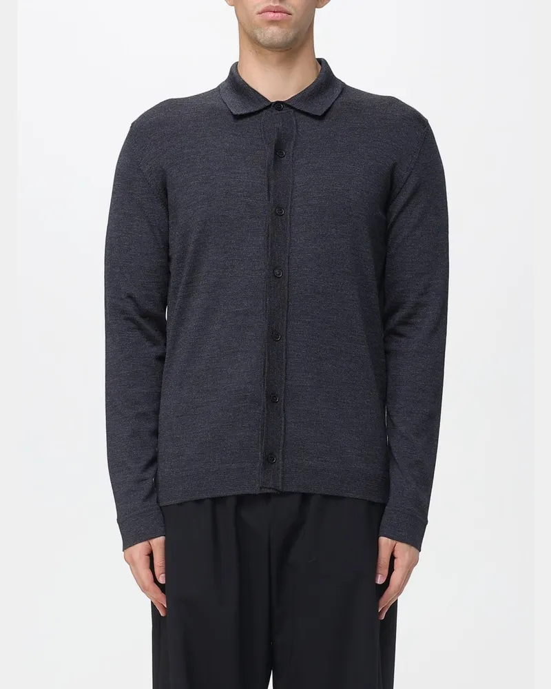 Roberto Collina Hemd herren Charcoal