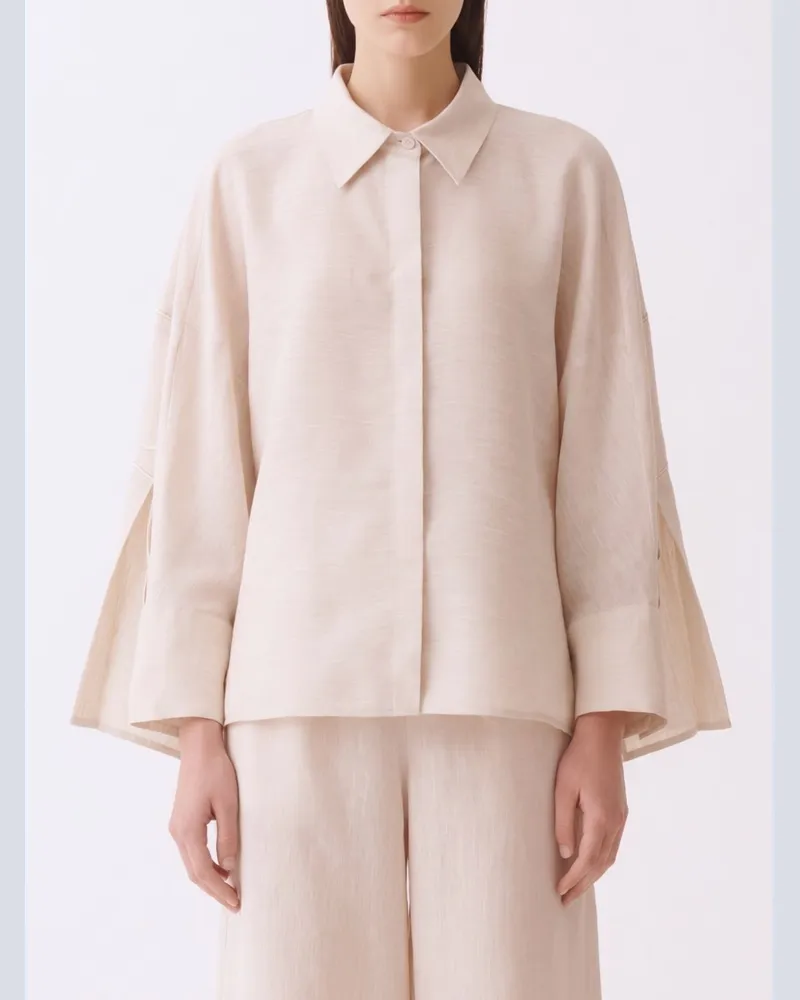 Fabiana Filippi Hemdbluse damen Natural