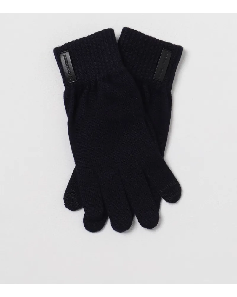 Emporio Armani Handschuhe Blau