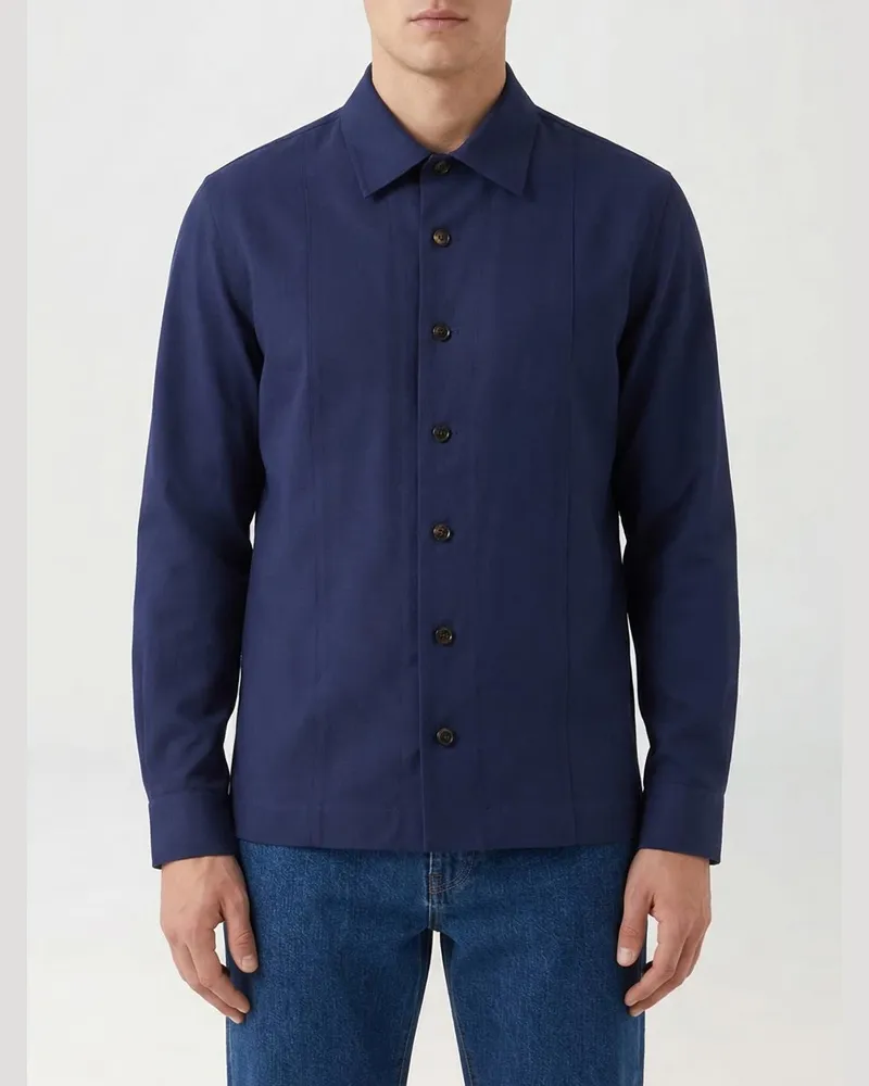 Brunello Cucinelli Hemd herren Blau