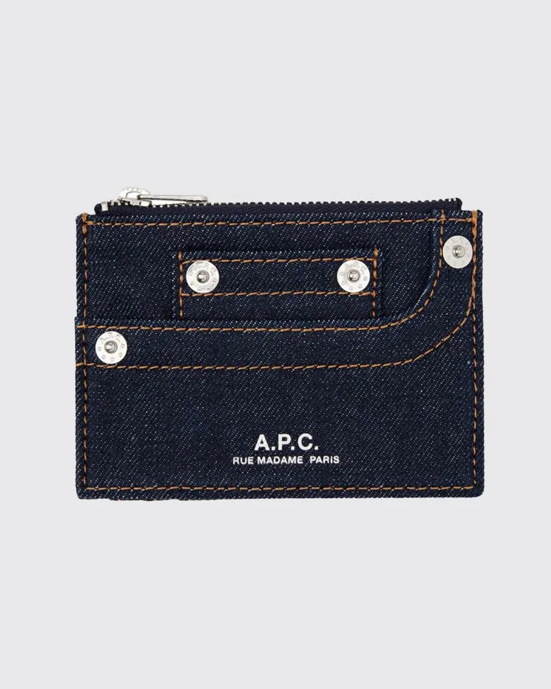 A.P.C. Geldbörsen damen Indigo
