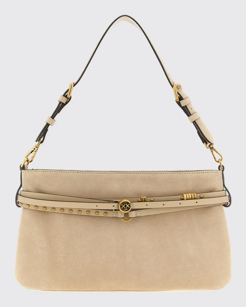 Pinko Schultertasche damen Beige