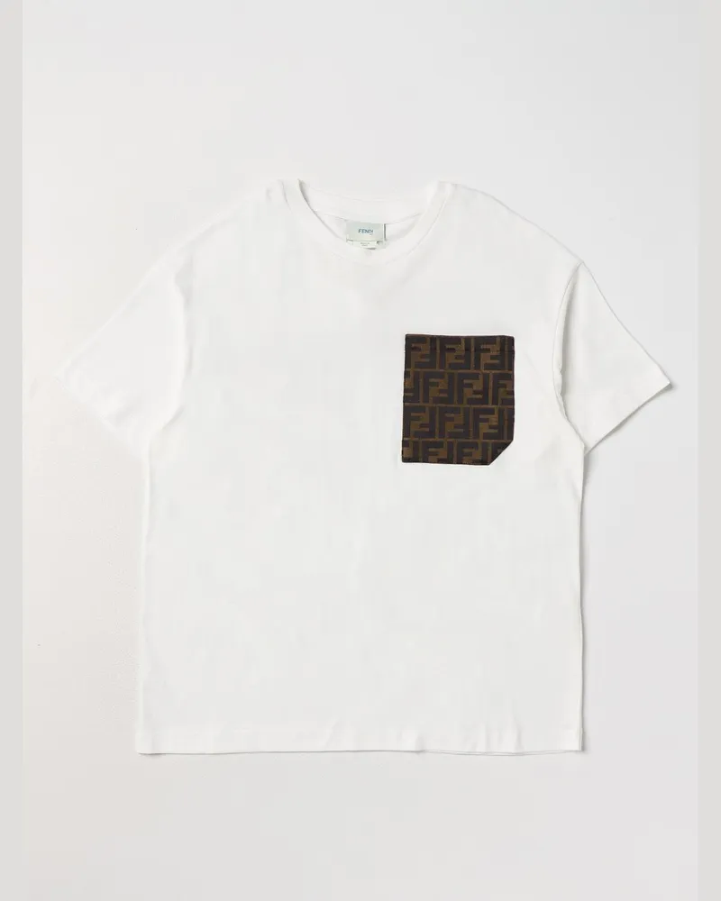 Fendi T-shirt kinder  Kids Weiß
