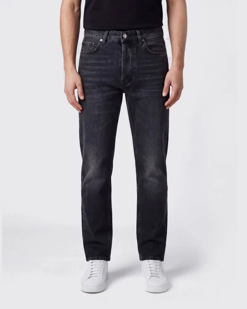Haikure Straight Jeans aus Baumwolldenim Schwarz