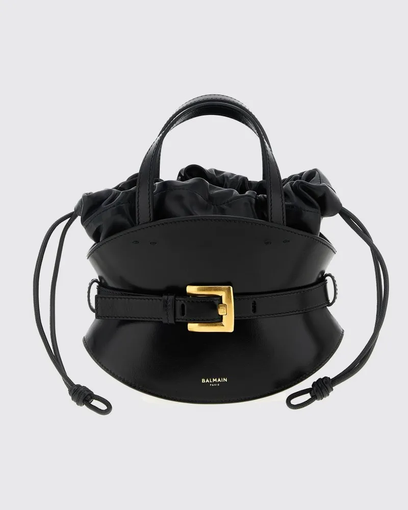 Balmain Schultertasche damen Schwarz