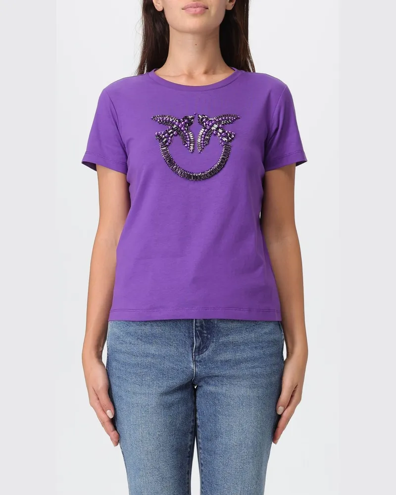 Pinko T-shirt damen Violett