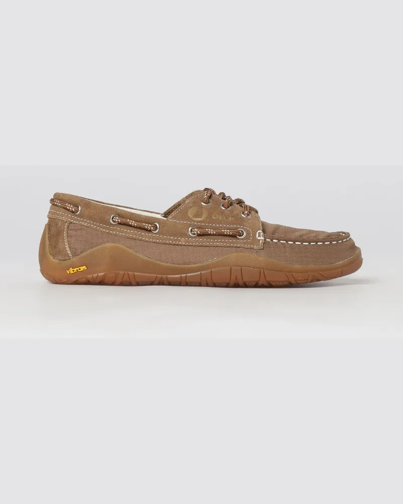 Murphy & Nye Bootsschuhe von aus Wildleder und Nylon mit gesticktem Logo Tabak