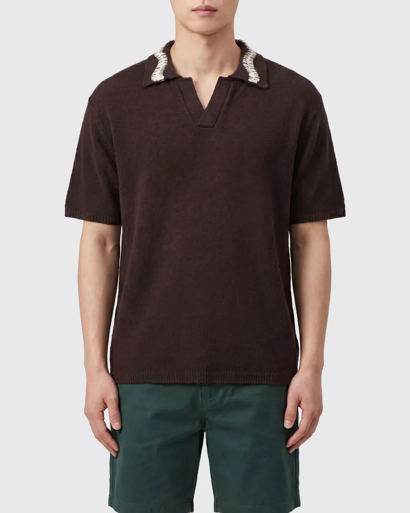 COMMAS T-shirt herren Braun