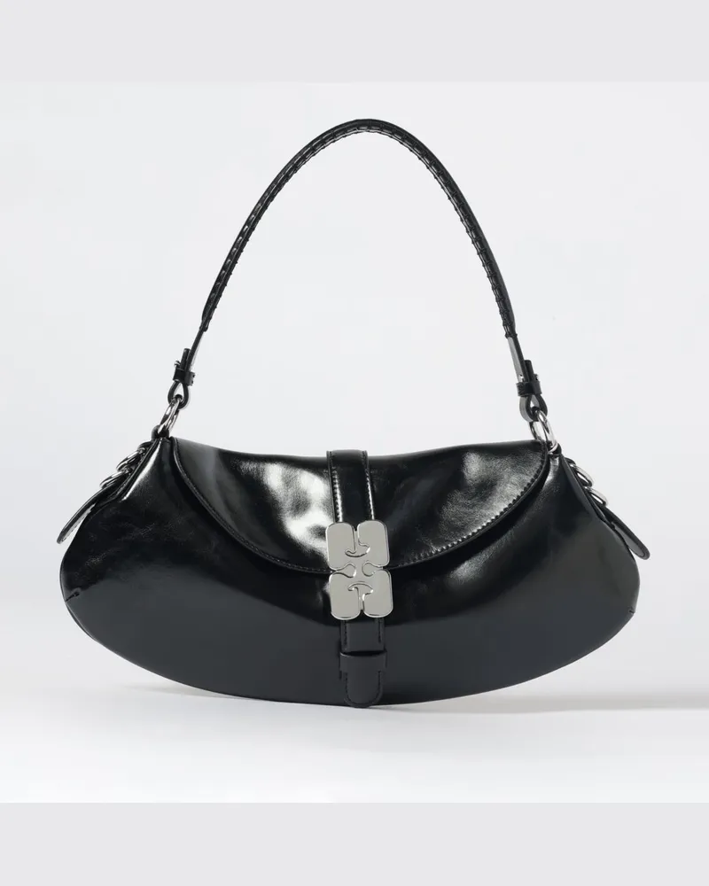 Ganni B-Kat Tasche aus Polyestermischung Schwarz
