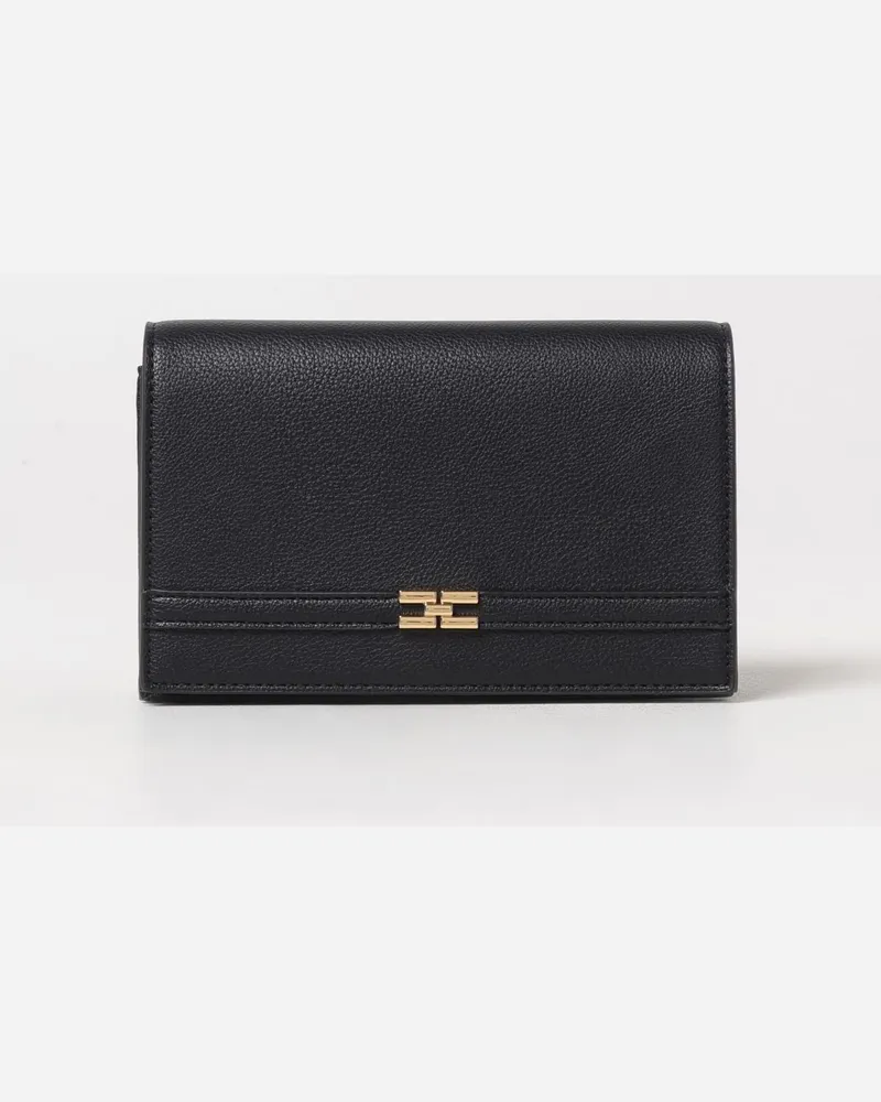 Elisabetta Franchi Schultertasche damen Schwarz