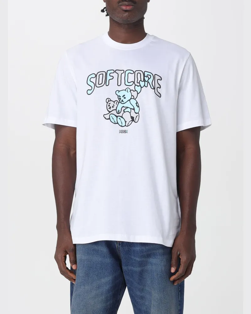 MSGM T-shirt herren Weiß