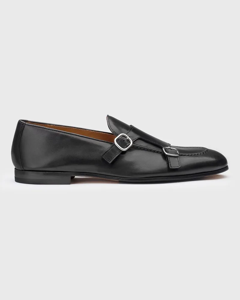Doucal´s Mokassins herren Schwarz