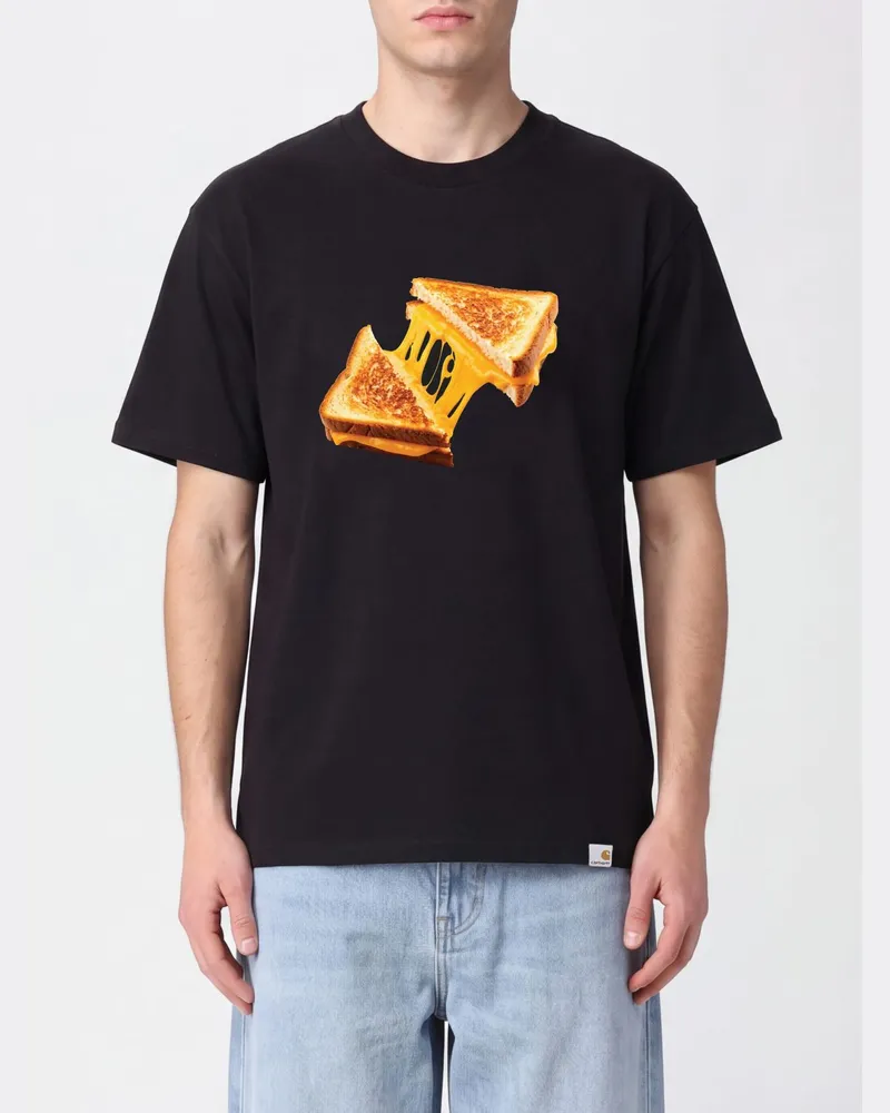 Carhartt WIP T-Shirt aus Baumwolle mit Pop-Grafikdruck Schwarz