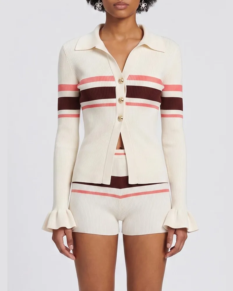 Self-Portrait Pullover damen Yellow