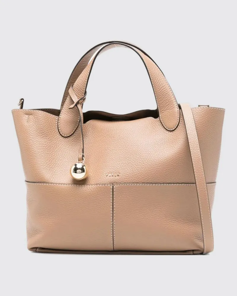 Furla Schultertasche damen Camel
