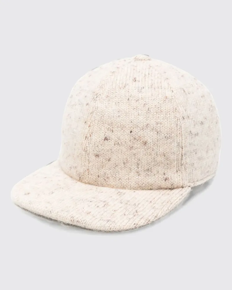 Fabiana Filippi Baseballkappe von aus Wollmischung mit abstraktem Muster Beige