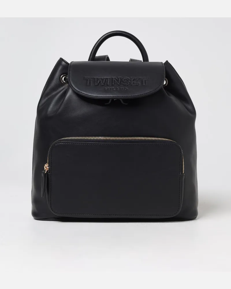 Twin-Set Rucksack damen Schwarz