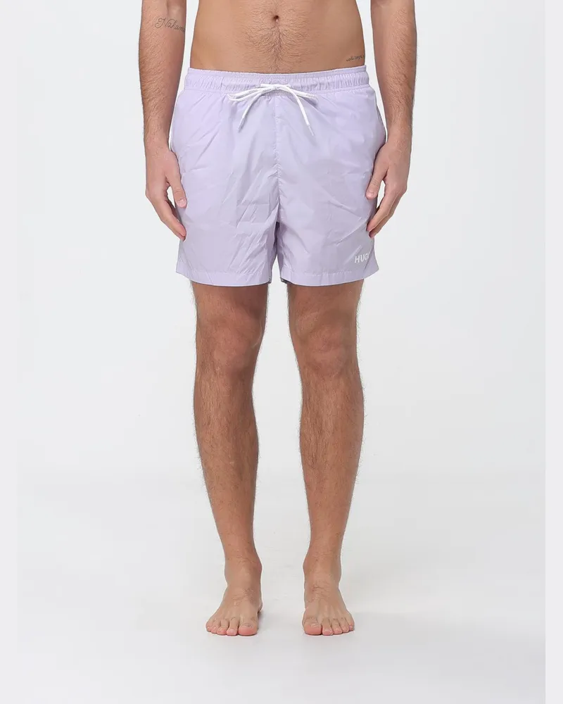 HUGO BOSS Badeshorts aus Polyester Lila