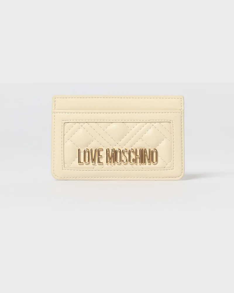 Moschino Geldbörsen damen Ivory