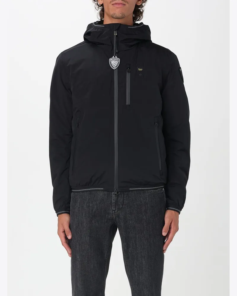 Blauer Jacke herren Schwarz