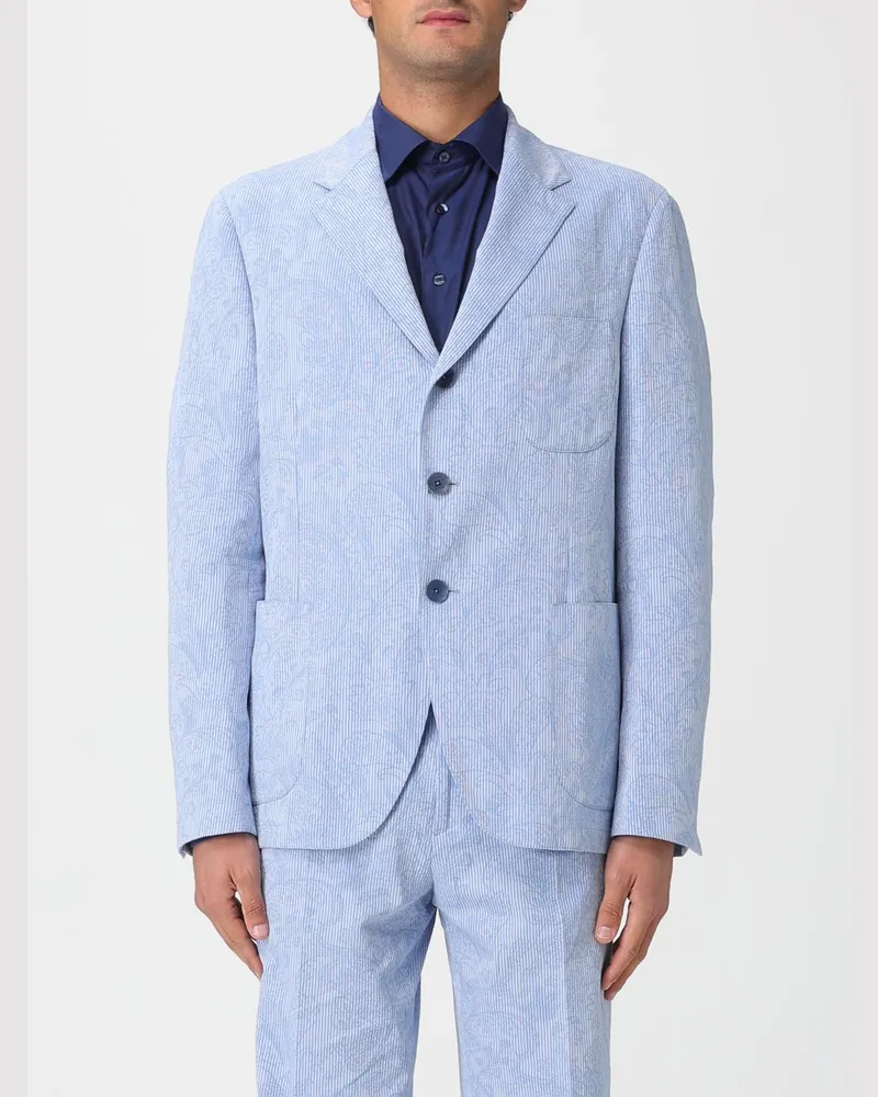 Etro Blazer herren Blau