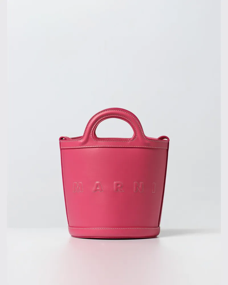 Marni Handtasche damen Fuchsia