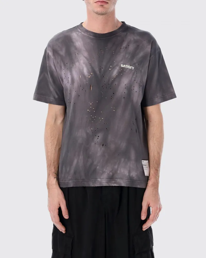 Satisfy T-shirt herren Schwarz