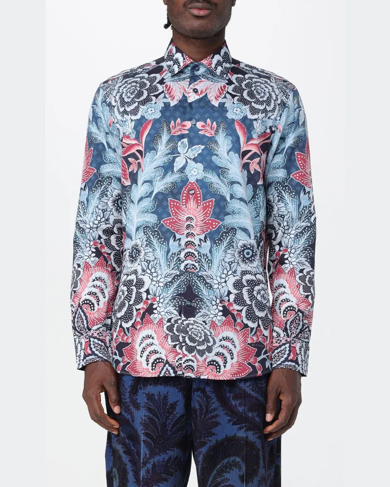 Etro Hemd herren Blau