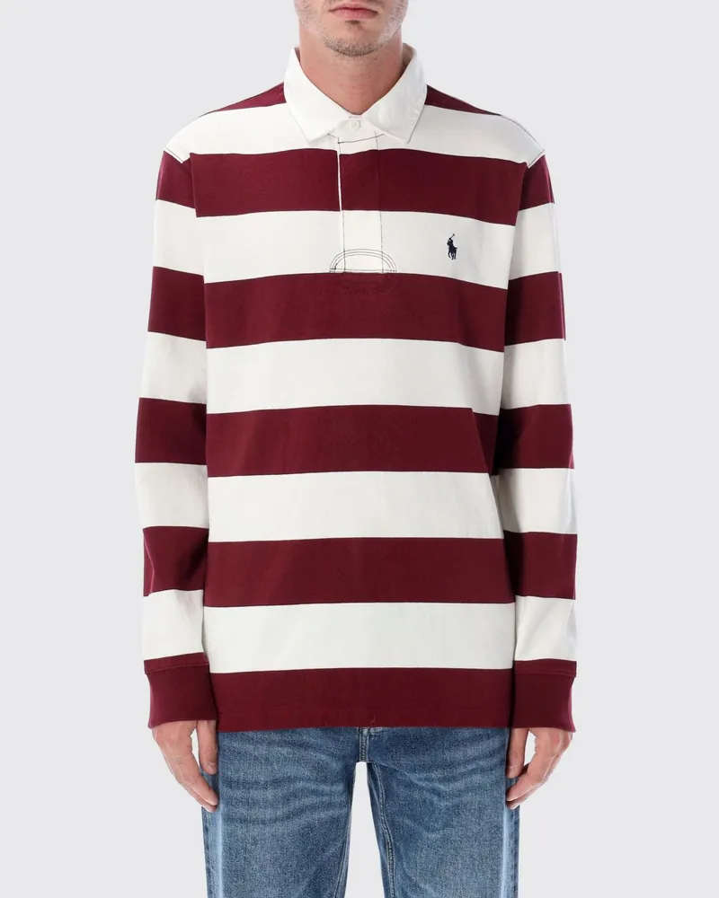 Ralph Lauren T-shirt herren Burgunderrot
