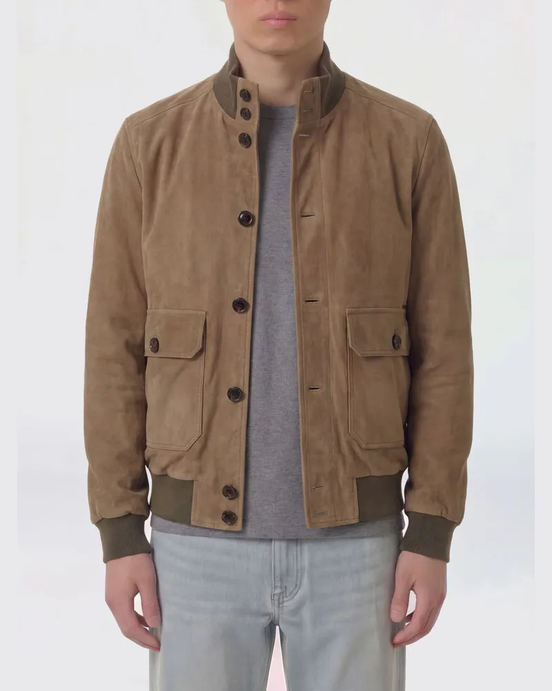 MOORER Jacke herren Grau