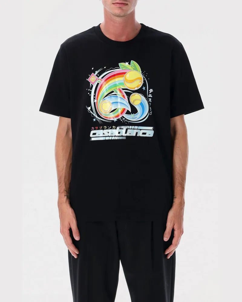 Casablanca Paris T-shirt herren Schwarz