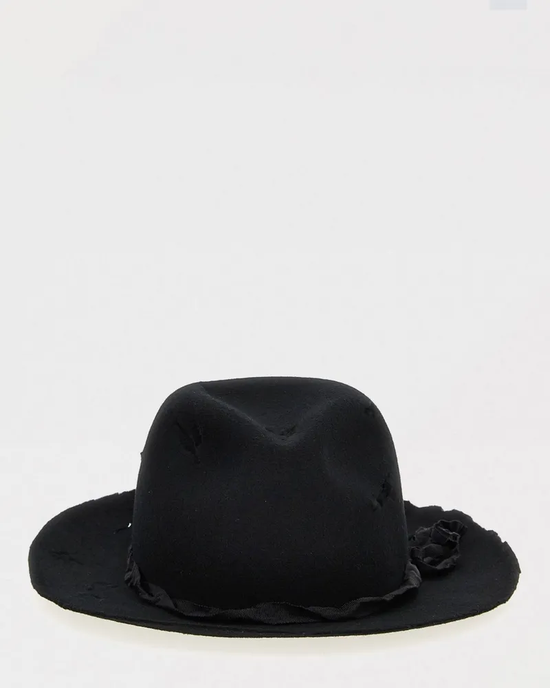 Yohji Yamamoto Hut herren Schwarz