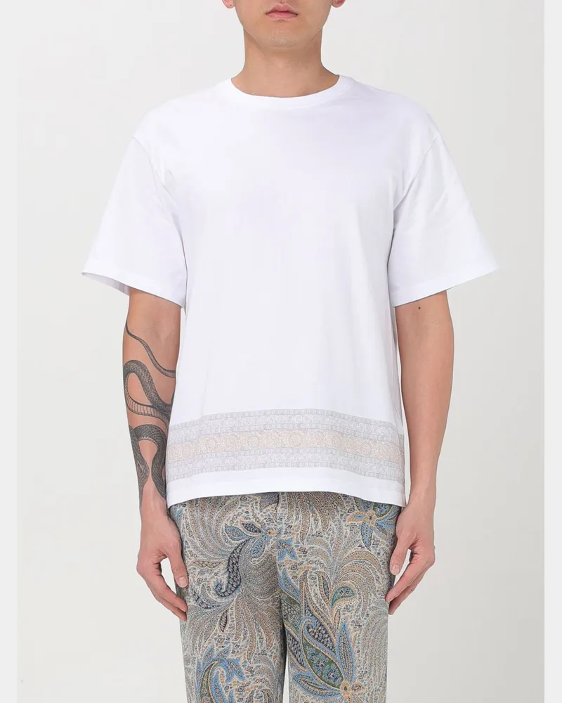 Etro T-shirt herren Weiß