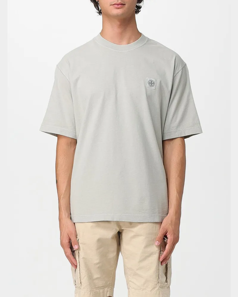 Stone Island T-shirt herren Grau