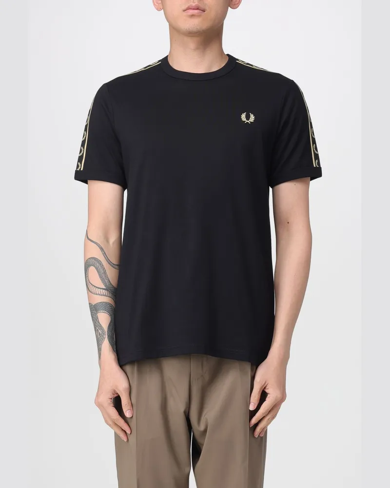 Fred Perry T-shirt herren Schwarz