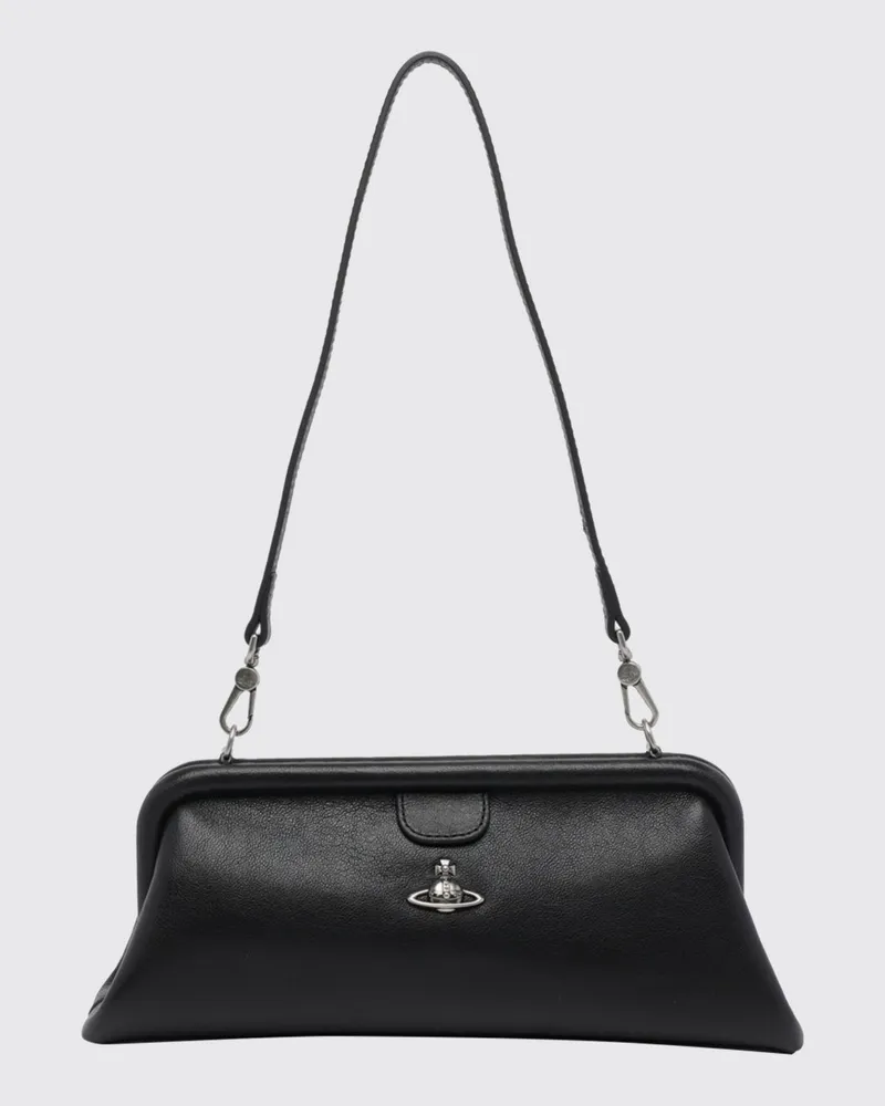 Vivienne Westwood Jane Ledertasche Schwarz