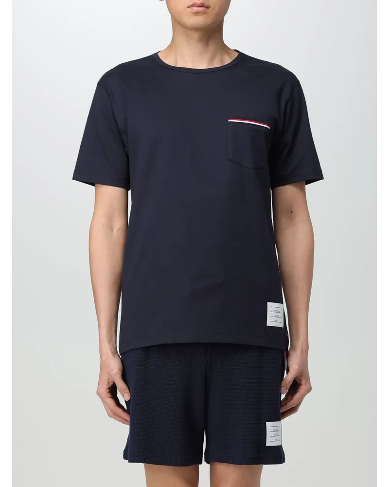 Thom Browne T-shirt herren Navy